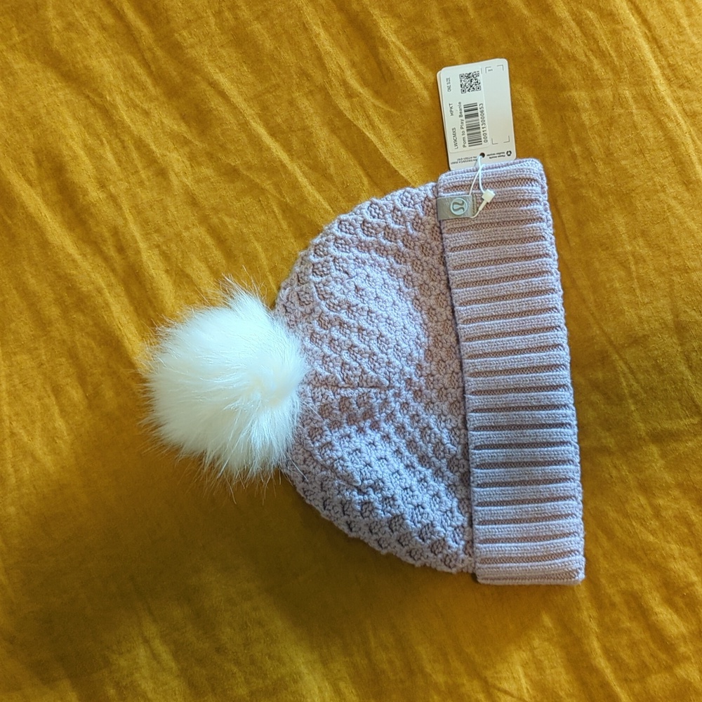 Lululemon Lilac Pom to Play Beanie NWT